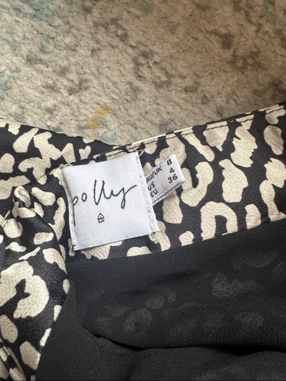 Princess Polly Leopard Print Kyoto satin mini Skirt - Picture 3 of 3